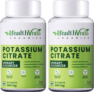 Health Veda Organics Potassium Citrate Supports Nerve, Muscle, Joint & Bone Health For Men & Women