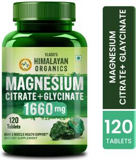 Vlado's Himalayan Organics Magnesium Citrate+Glycinate 120 tablet