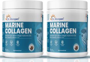 Dr. Morepen Pure Marine Collagen Powder with Biotin | Supports Healthy Skin, Hair & Nails