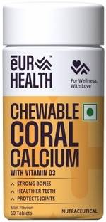 Eurus Lifesciences LLP CORAL CALCIUM Chewable Tablets Mint Flavour