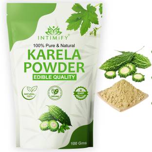 INTIMIFY Organic Karela Powder, Bittergourd Powder, 100% Natural