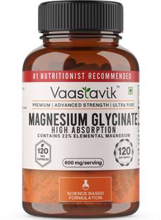 Vaastavik Magnesium Glycinate Supplement 600 mg Veg