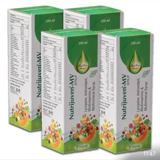 Nutrijuven Multivitamins & Multiminerals Sugar Free Syrup