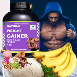 Zemaica Healthcare Natural Weight Gainer, Muscle Gainer, Body Weight, Flavor Banana, Pack of 1