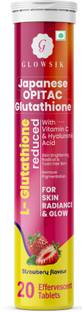 G GLOWSIK - 600mg Japanese Opitac L-Glutathione with Vitamin C for Glowing & Radiance Skin