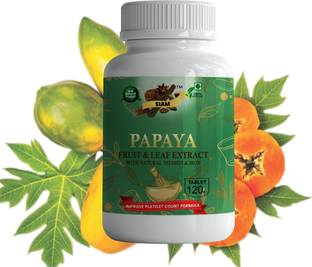 Siam Papaya Fruit & Leaf Extract with Vitamin C & Iron | Improves Platelet Count