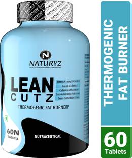 NATURYZ Lean cutz Thermogenic Fat Burner with Carnitine & 7 Extracts for Men & Women