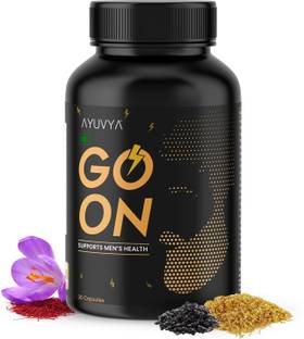 Ayuvya GO ON Capsules | Helps Boost Muscle Mass & Overall Health for Men
