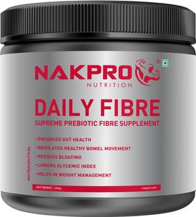 Nakpro Daily Fiber Powder Jar Bloating, Constipation & Acidity Relief - Isabgol Replace