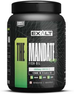 EXALT SUPPS The Mandate Fish Oil 1000mg Per Serve| Enhances Cardiovascular Health