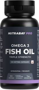 Nutrabay Pro Fish Oil Omega 3 (Triple Strength) - 1000mg