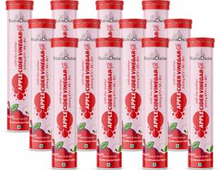NutraChoice Apple Cider Vinegar with Mother -180 Effervescent Tablets for Weight Loss Vinegar