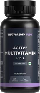 Nutrabay Pro Active Multivitamin for Men, Enhances Energy, Stamina & Immunity