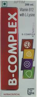 APTIM | B-COMPLEX SYRUP WITH FOLIC ACID, B12, LYSINE FOR VITAMIN DEFICIENCY, IMMUNITY