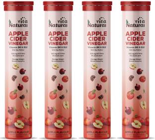 NaturalVita Apple Cider Vinegar Effervescent Tablet for Weight Loss with Mother Vita B6 B12
