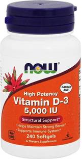 now Vitamin D3 - 5000 IU 240 softgels
