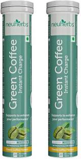 Neuherbs Green Coffee Effervescent Tablets for Weight Management, Boost Energy,Metabolism