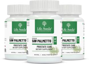 Life Aveda Saw Palmetto Extract Capsule For Hair Growth, Prostate Health, and More