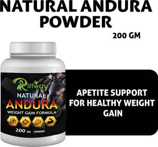 Riffway Andura_ Weight Gain Powder Protein Supplement High Calorie Weight Gainer Weight Gainers/Mass Gainers