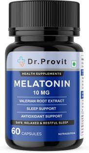 Dr.Provit Melatonin 10mg With Tagar 250mg For Healthy Sleep Cycle