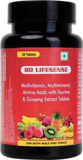 B D LIFESENSE Multivitamin Health Booster- With Herbal Extracts and Minerals 30 Capsules