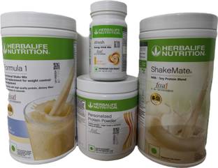 Herbalife Nutrition FORMULA1 KULFI SHAKE SHAKEMATE &PROTEIN POWDER200GM & AFRESH GINGER