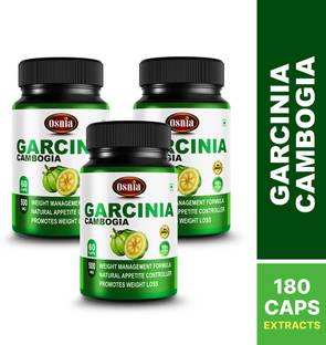 OSNIA Garcinia Cambogia 500 Mg Veg Supplement for Good Digestion & Weight Loss