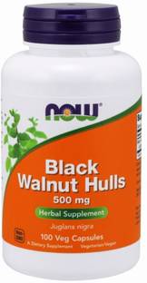 Now Foods Black Walnut Hulls, 500 mg