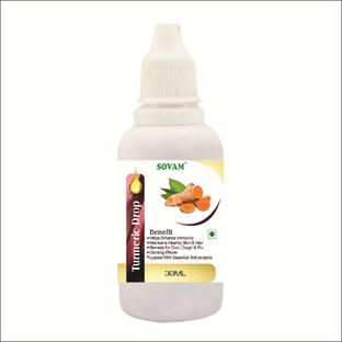 SOVAM Turmeric Drops For Loaded With Essential Antioxidants | Helps Enhance Immunity