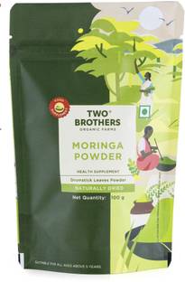 Two Brothers Organic Farms Moringa Powder,made using Farm Grown Moringa Leaves (Drumstick)
