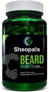 Sheopals Beard Growth Capsule with Redensyl for Thicker and Longer Beard for Men