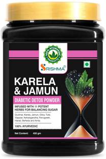 Srishma Karela Jamun Powder with 11 Potent Herbs - Helps Regulate Sugar Management