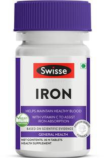 Swisse Ultiboost Iron Supplement with Vitamin C,VitaminB6 &Vitamin B12