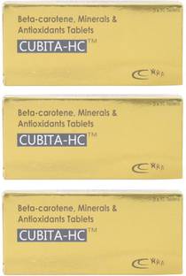 CUBITA HC Beta Carotene Minerals & Antioxidant 90 tablets