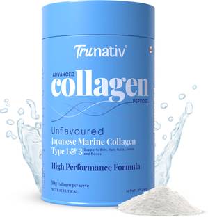 TruNativ Japanese Marine Collagen Powder for Men & Women Supports Skin Glow, Hair & Nail