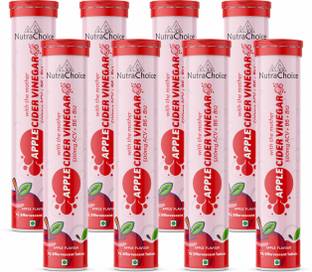 NutraChoice Apple Cider Vinegar with Mother -120 Effervescent Tablets for Weight Loss Vinegar