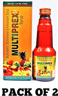 Multiprex Multivitamin multimineral antioxidant syrup pack of 2