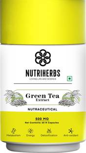 Nutriherbs Green Tea Capsule | Supplement for Antioxidants & Weigh Loss for Men & Women