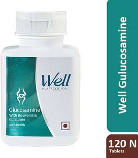 Well NUTRACEUTICAL Glucosamine With Boswellia & Curcumin