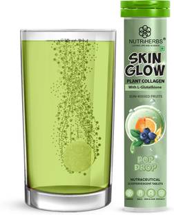 Nutriherbs Skin Glow L-Glutathione Effervescent Tablet with Vitamin C & E - Mixed Fruits