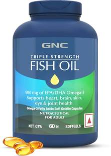GNC Triple Strength Fish Oil - 1500 mg with 900 mg of EPA/DHA Omega 3s