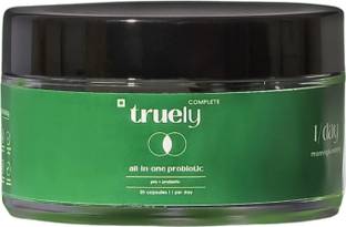 Truely Health Pre + Probiotic for Men & Women with 7 Vital Strains & Prebiotics for Focus