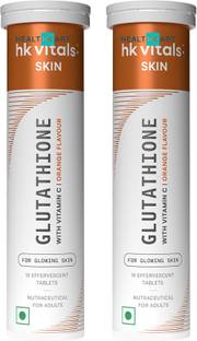 HEALTHKART HK Vitals Glutathione Skin Glow Effervescent Tablets with Vitamin C & E
