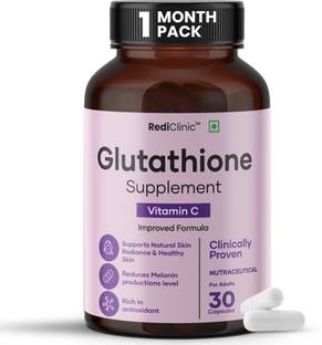 RediClinic Glutathione Tablets For Skin Whitening | Antioxidants for Clear, Glowing Skin