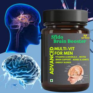 Zemaica Healthcare Sfido Brain Booster, Sharp Mind, Focus on Study, Intelligence, Capsule