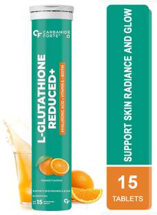CARBAMIDE FORTE L Glutathione Effervescent Tablets for skin with Vitamin C, E, & Biotin