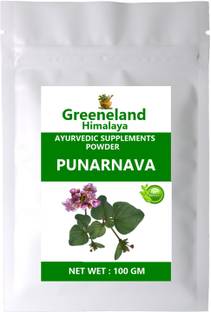 GREENELAND Natural PUNARNAVA POWDER 100 GM
