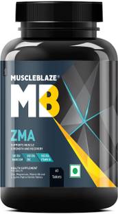 MUSCLEBLAZE ZMA ( Zinc, Magnesium Aspartate, Vitamin B6) for Muscle Recovery & Strength