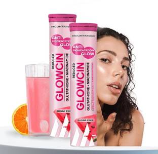Mountainor Glowcin Effervescent Tablets, With Glutathione With Niacinamide