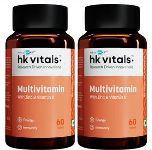 HEALTHKART HK Vitals Multivitamin Multimineral, Amino Acids, Taurine & Ginseng Extract